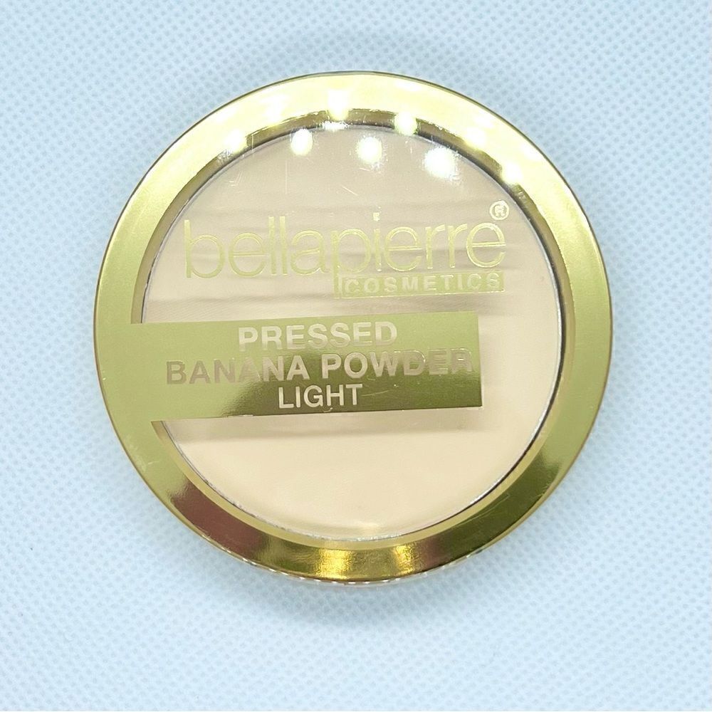 Bellapierre Cosmetics Pressed Banana Setting Powder LIGHT, Full Size, New - Picture 2 of 6